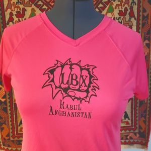 Hot pink Champion Crossfire shirt